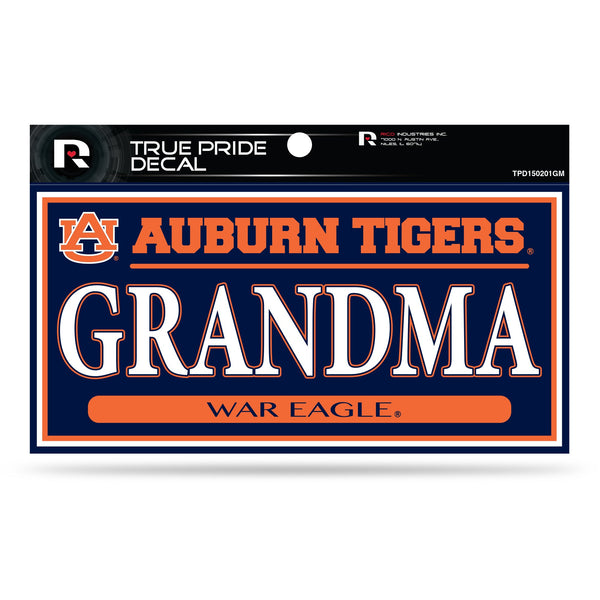 Wholesale Auburn 3" X 6" True Pride Decal - Grandma