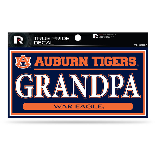 Wholesale Auburn 3" X 6" True Pride Decal - Grandpa