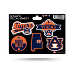 Wholesale Auburn 5-Pc Sticker Sheet