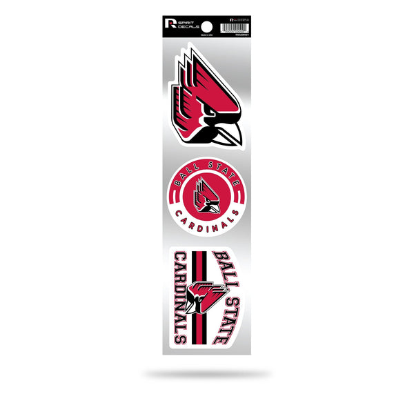 Wholesale Ball State 3-Piece Retro Spirit Decals