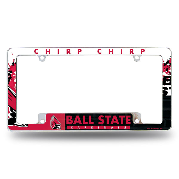 Wholesale Ball State All Over Chrome Frame (Bottom Oriented)