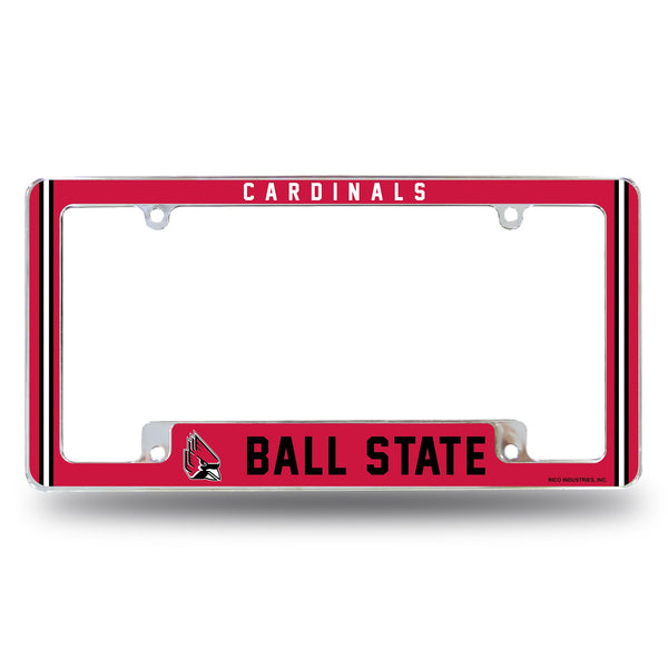 Wholesale Ball State Alternate Design All Over Chrome Frame - Bottom Oriented
