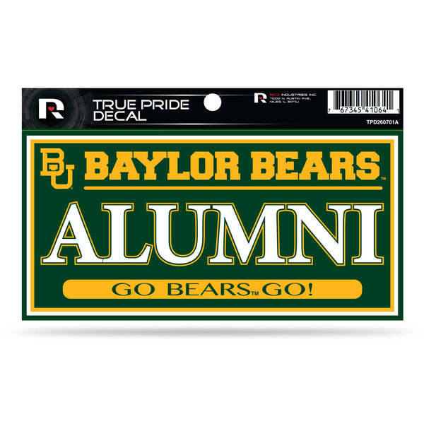 Wholesale Baylor 3" X 6" True Pride Decal - Alumni