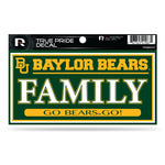 Wholesale Baylor 3" x 6" True Pride Decal - Family