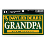 Wholesale Baylor 3" X 6" True Pride Decal - Grandpa