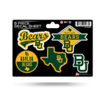 Wholesale Baylor 5 Piece Decal Sheet