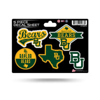 Wholesale Baylor 5 Piece Decal Sheet