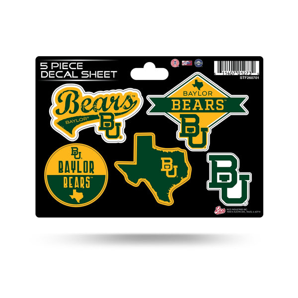 Wholesale Baylor 5 Piece Decal Sheet