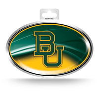 Wholesale Baylor Metallic Oval Sticker