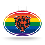 Wholesale Bears Rainbow Pride Full Color Oval Sticker