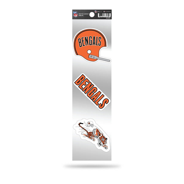 Wholesale Bengals 3-Piece Retro Spirit Decals