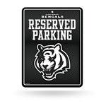 Wholesale Bengals - Carbon Fiber Design - Metal Parking Sign