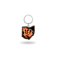 Wholesale Bengals - Ohio State Shaped Keychain