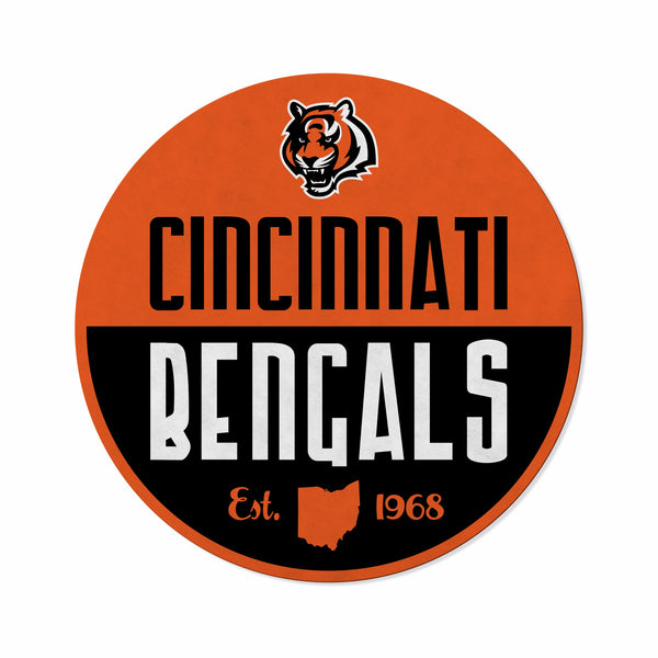 Wholesale Bengals Shape Cut Logo With Header Card - Classic Design