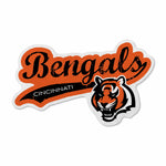 Wholesale Bengals Shape Cut Logo With Header Card - Distressed Design