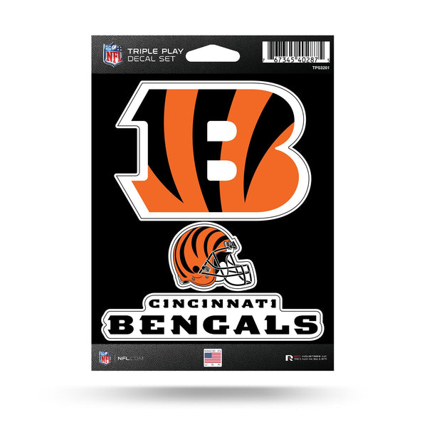 Wholesale Bengals Triple Play Sticker