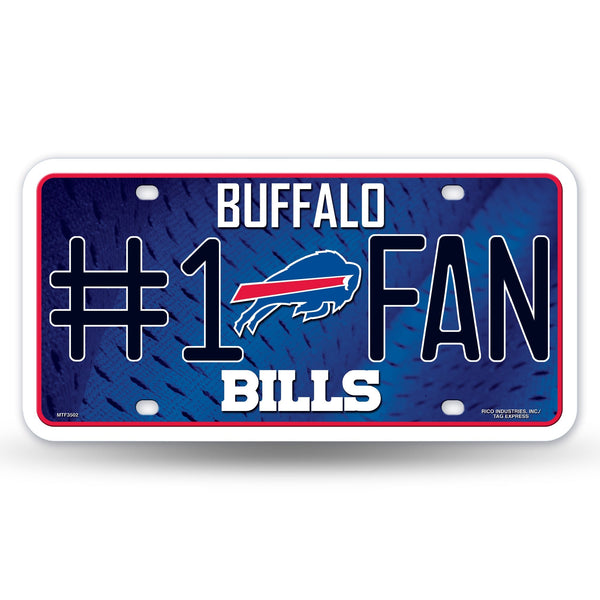 Wholesale Bills #1 Fan Primary Logo Metal Tag
