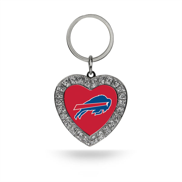 Wholesale Bills Rhinestone Heart Keychain