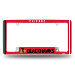 Wholesale Blackhawks Alternate Design All Over Chrome Frame - Bottom Oriented