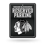 Wholesale Blackhawks - Carbon Fiber Design - Metal Parking Sign