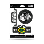 Wholesale Blackhawks - Carbon Fiber Design - Triple Spirit Stickers