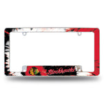 Wholesale Blackhawks - Tie Dye Design - All Over Chrome Frame (Bottom Oriented)