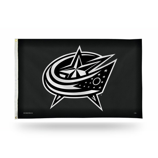 Wholesale Blue Jackets - Carbon Fiber Design - Banner Flag (3X5)