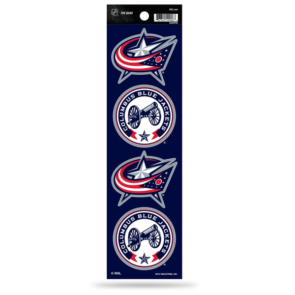 Wholesale Blue Jackets The Quad Decal