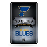 Wholesale Blues 11X17 Large Embossed Metal Wall Sign