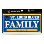 Wholesale Blues 3" X 6" True Pride Decal - Family