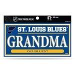 Wholesale Blues 3" X 6" True Pride Decal - Grandma