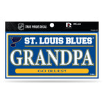 Wholesale Blues 3" X 6" True Pride Decal - Grandpa