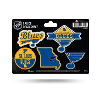 Wholesale Blues 5-Pc Sticker Sheet