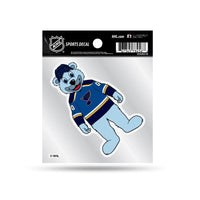 Wholesale Blues Clear Backer Decal W/ Mascot Logo (4"X4")