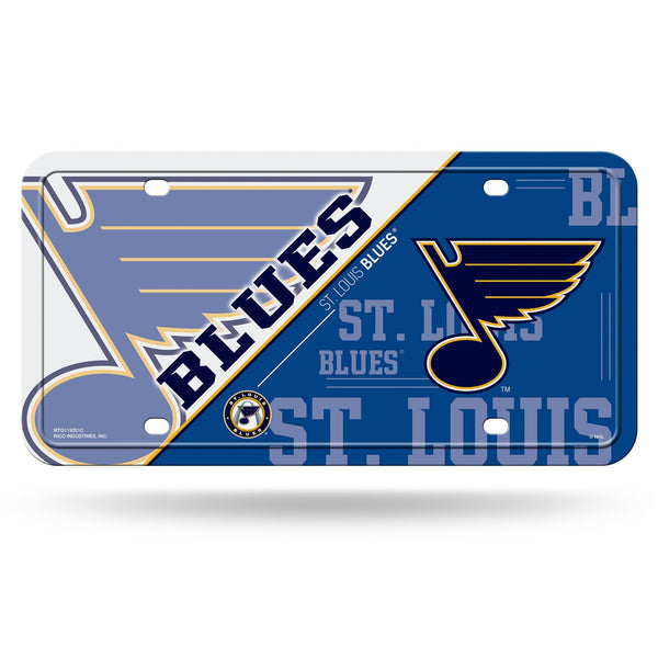 Wholesale Blues Split Design Metal Tag