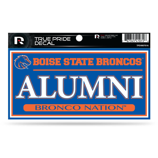 Wholesale Boise State 3" X 6" True Pride Decal - Alumni