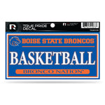 Wholesale Boise State 3" X 6" True Pride Decal - Basketball