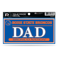 Wholesale Boise State 3" X 6" True Pride Decal - Dad