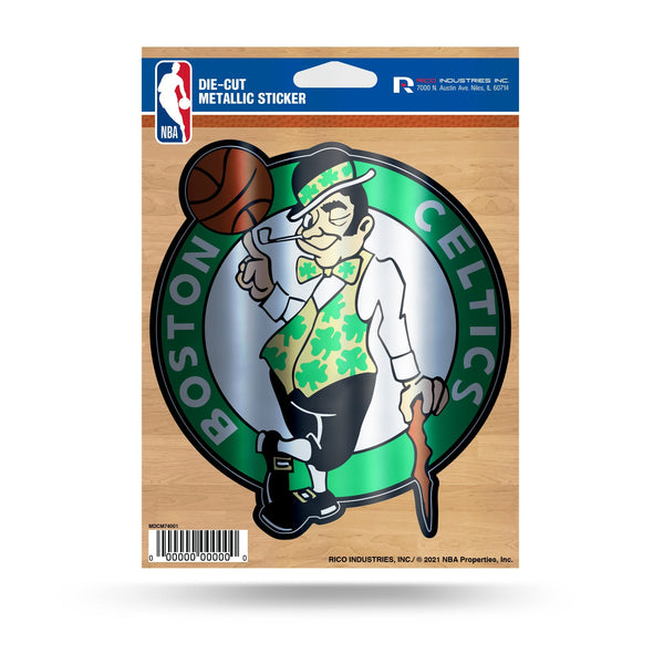 Wholesale Boston Celtics Die Cut Metallic Sticker
