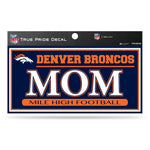 Wholesale Broncos 3" X 6" True Pride Decal - Mom