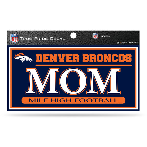 Wholesale Broncos 3" X 6" True Pride Decal - Mom