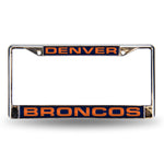 Wholesale Broncos Blue Laser Chrome Frame