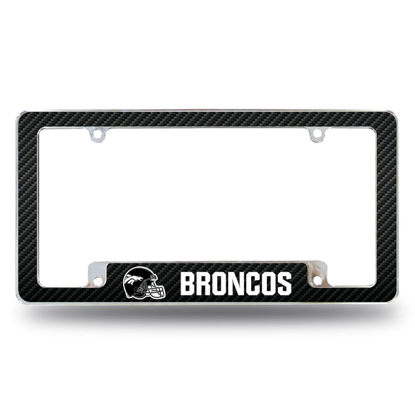 Wholesale Broncos Custom Carbon Fiber All Over Chrome Frame (Bottom Oriented)