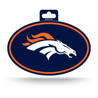 Wholesale Broncos Full Color Oval Sticker