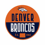Wholesale Broncos Shape Cut Logo With Header Card - Classic Design