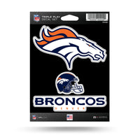 Wholesale Broncos Triple Play Sticker