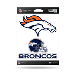 Wholesale Broncos Triple Spirit Stickers