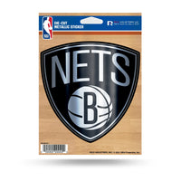 Wholesale Brooklyn Nets Die Cut Metallic Sticker