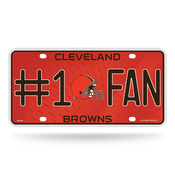 Wholesale Browns #1 Fan Primary Logo Metal Tag