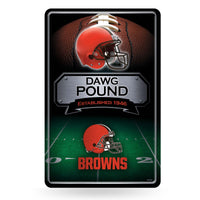 Wholesale Browns 11X17 Large Embossed Metal Wall Sign